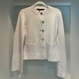 Jenni Kayne Cooper Cardigan - XS in Warm Ivory